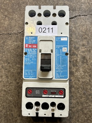 Westinghouse JDC3250F 100K Circuit Breaker 3Pole 600V 250amp