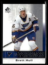 2020-21 SP Authentic Top Performers Brett Hull St. Louis Blues #TP-BH