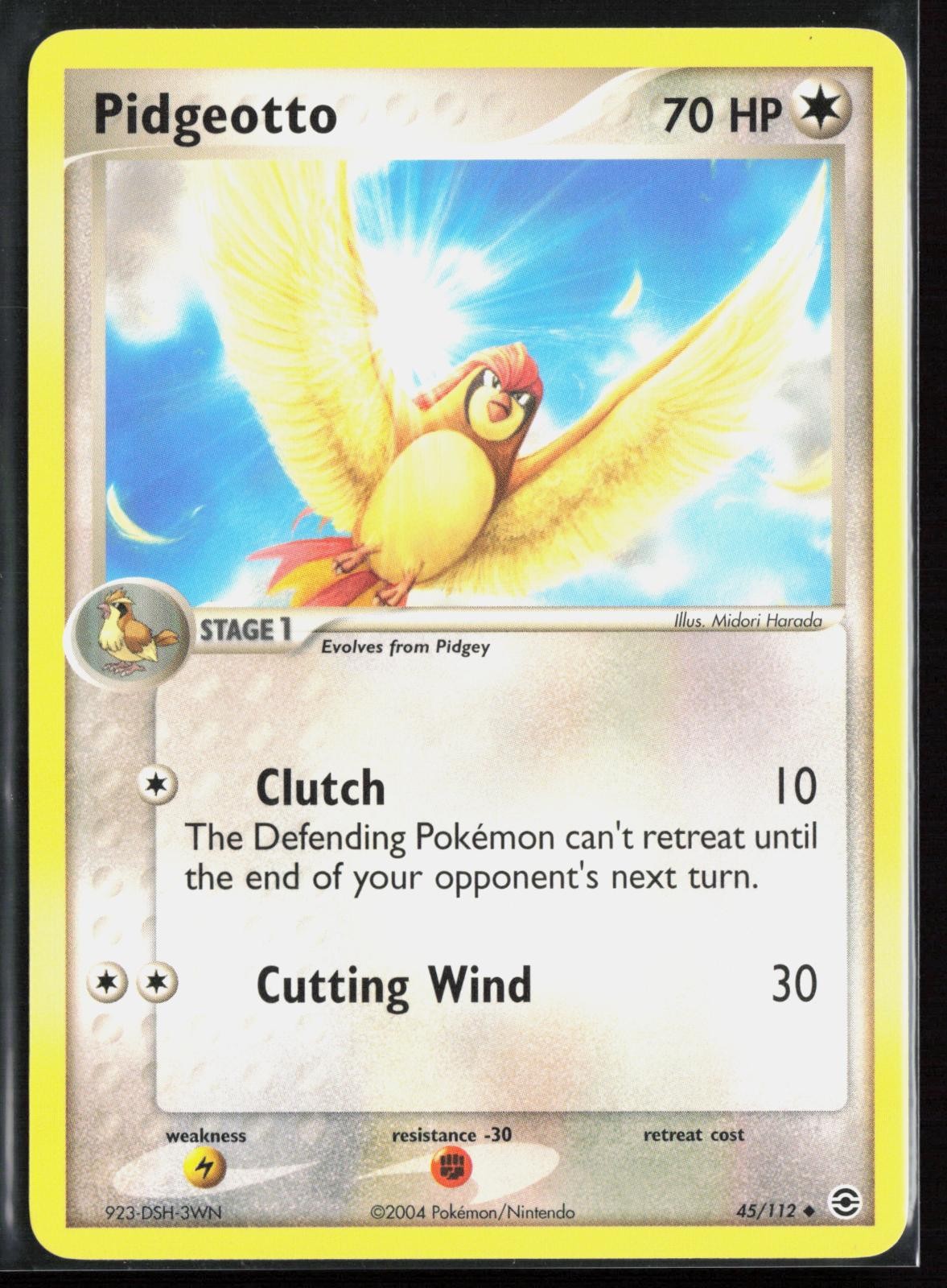 Pidgeotto 45/112 - Pokemon FireRed & LeafGreen - Uncommon - LP/NM