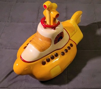 1999 The Beatles Yellow Submarine Cookie Jar Numbered Ceramic