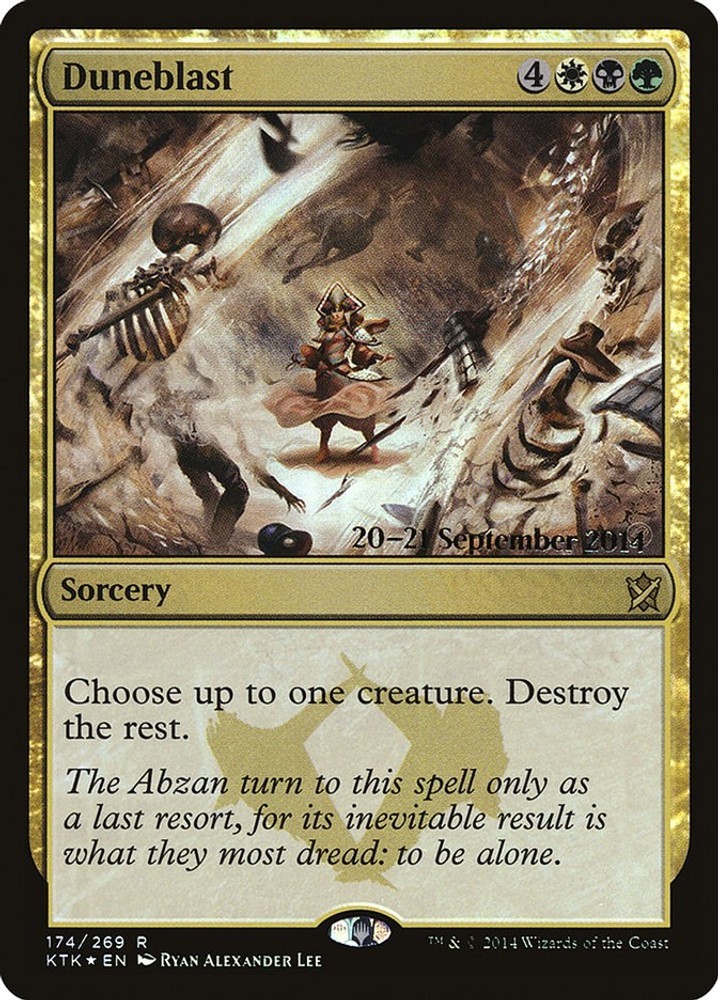 Duneblast Prerelease Cards Foil MP