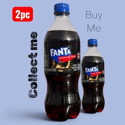 2pc New Fanta Crimson Sour Cherry   20 Oz. Sealed Bottle - Double Pack