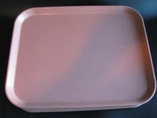Cambro Camtray Pink/Mauve Cafeteria/Lunch/Serving Tray 18” x 14” NSF - Lot of 4