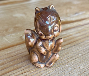Vintage Ceramic Squirrel Figurine - Japan