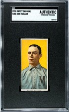 1909 T206 DAN MCGANN NNO VG SWEET CAPORAL 350 SGC A BASEBALL MILWAUKEE BREWERS