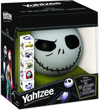 Disney Yahtzee the Nightmare before Christmas Dice Game  Collectible Jack Skell