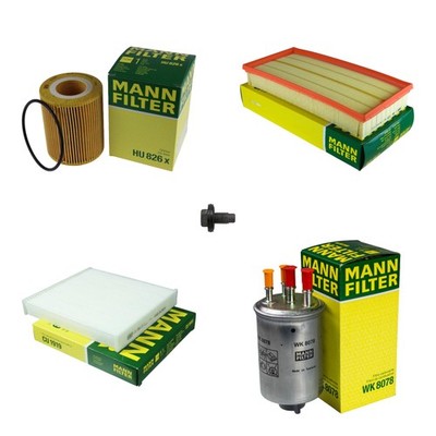 MANN-FILTER Inspektionspaket Filterset für Land Rover Range 3.0 D 4x4 Discovery