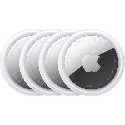 Original Apple AirTag 4er Pack Weiß Silber Bluetooth Tracker