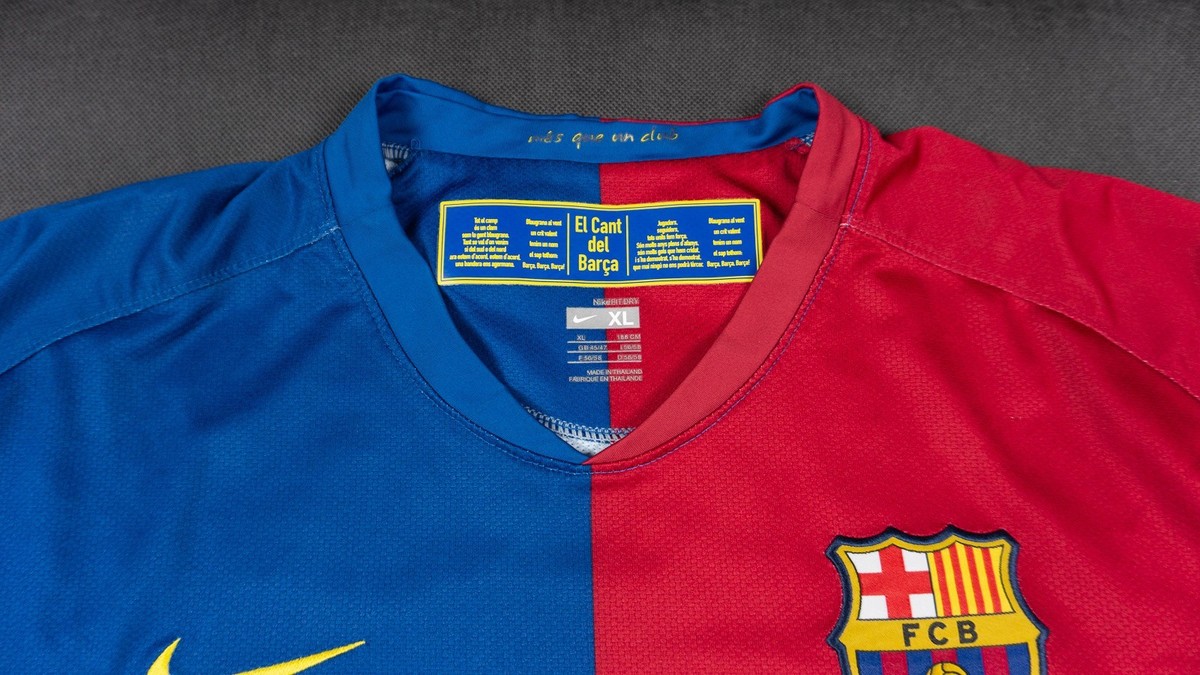 FC BARCELONA 2008/09 ANDRES INIESTA JERSEY SHIRT CAMISETA XL NIKE