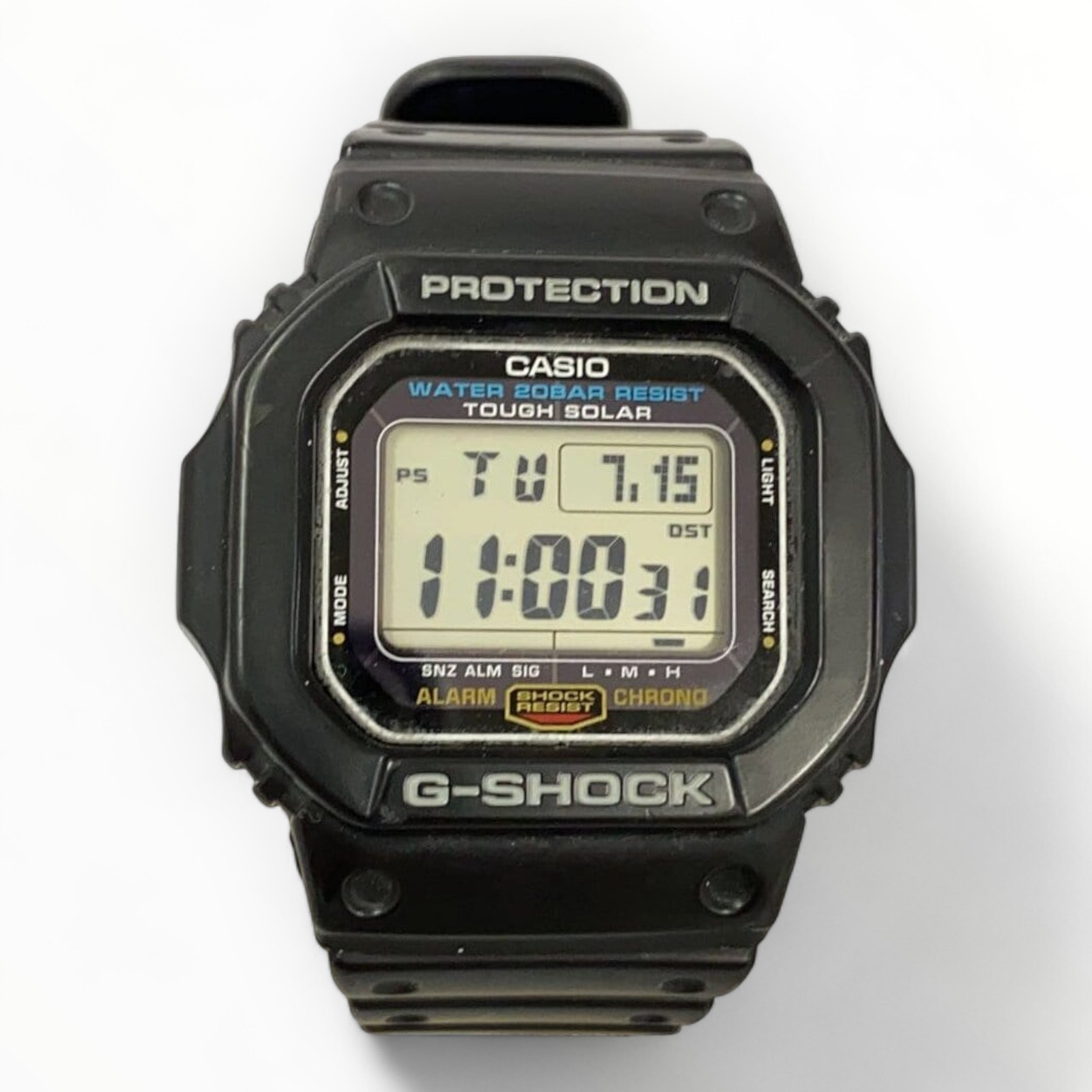 CASIO G-Shock G-5600E Digital Quartz Watch for Men - Black, 1.81