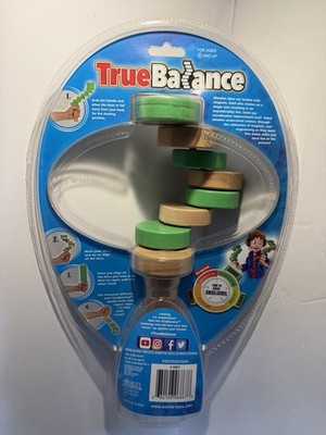 TrueBalance STEM Coordination Game Hand-Eye Ages 8+ Green Natural Wood Science