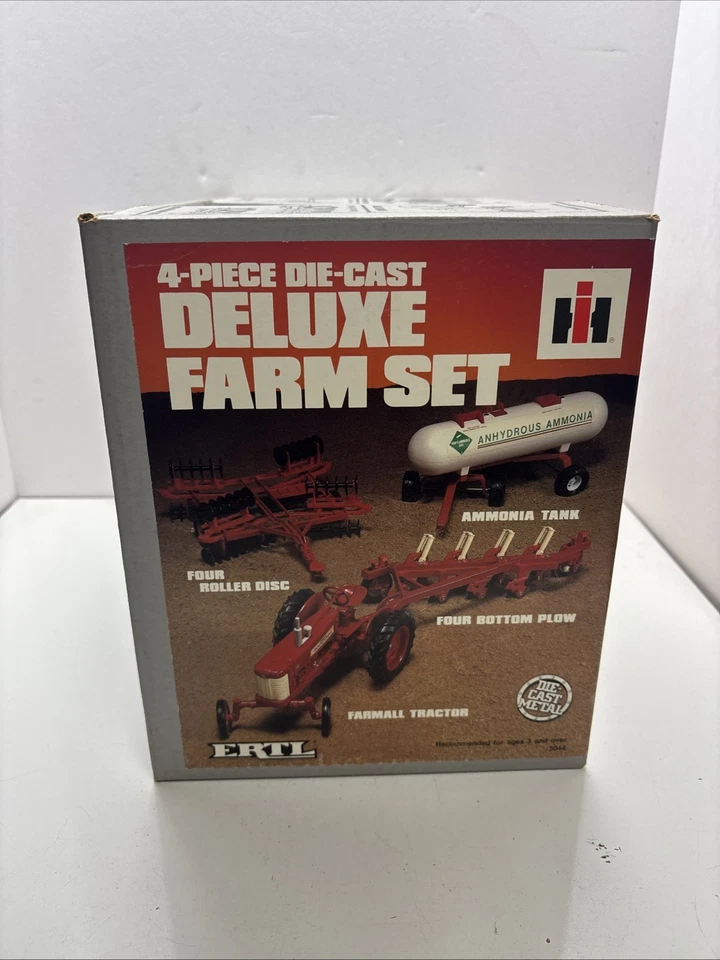 Juego de granja de lujo fundido a presión Ertyl 1987 vintage 5044 (¡RARO!) Foto 4 de 4