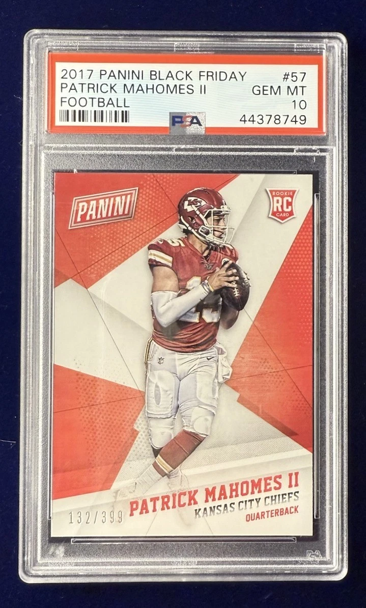 Patrick Mahomes Panini Black Friday Football #57 Base
