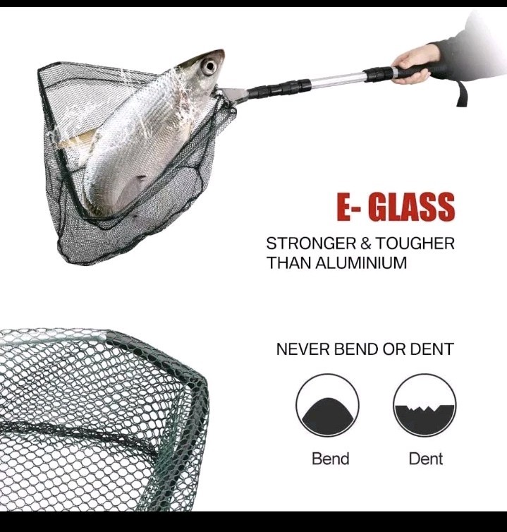 HEYOMART Fishing Landing Net Telescope Foldable Collapsible Extensible for Bird