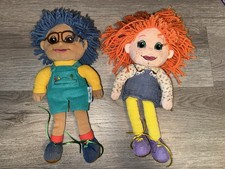Tots Tv Tilly and Tom Soft Plush Toys Rag doll Bundle
