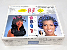 Rare JET SET EZ Grip 22 Pc Self Gripping PRO Curler Kit Set Olivia Garden NEW