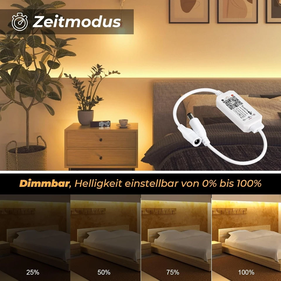 Wifi LED Controller Dimmer für Warmweiß Kaltweiß LED Stripe Streifen Band Leiste - Bild 4 von 4