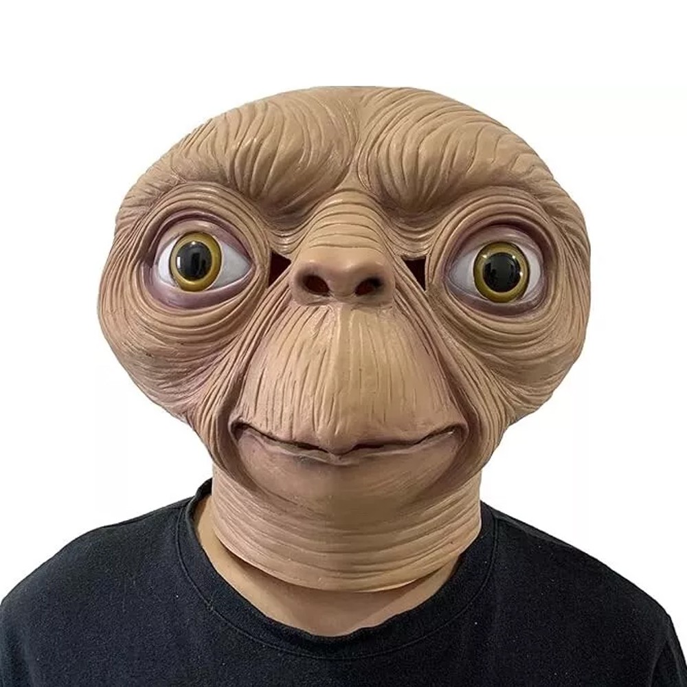 ET alienígena máscara látex disfraz disfraz traje fiesta cosplay unisex realista