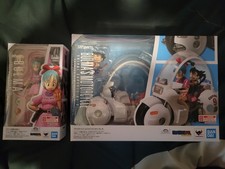 S.H.Figuarts Dragon Ball Bulma's Bike Hoipoi Capsule No.9 And Bulma Figure Used