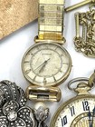 Estate Vintage Costume Jewelry Lot Gold Filled Watch Bracelets Earrings Sterling — photo 3