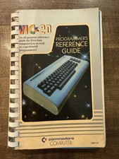 Vintage Commodore VIC-20 Programmer's Reference Guide W/ SCHEMATIC MAP