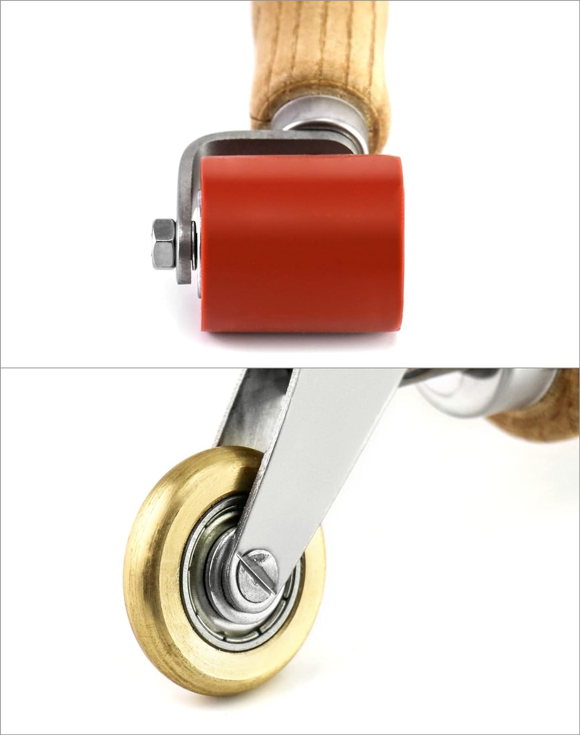 40mm Silicone Seam Roller with 6mm Brass Detail Roller for Roofing TPO PVC EPDM