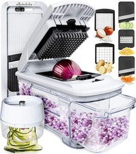 Fullstar Mandoline Slicer for Kitchen - Vegetable Chopper, Onion Potato Food Veg