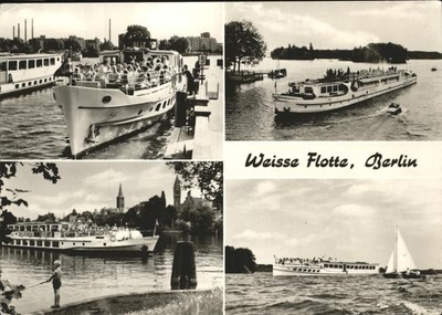 Schiffe Ships Navires Weisse Flotte Berlin