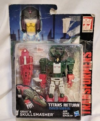 Hasbro Transformers Titans Return Skullsmasher Headmaster Deluxe Class New