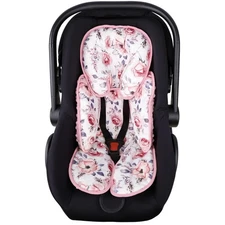 Baby Car Seat Head & Body Support, Infant Carseat Insert, Soft Baby Car Seat ...