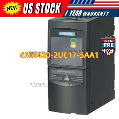New Siemens 6SE6 420-2UC17-5AA1 6SE6420-2UC17-5AA1 MICROMASTER420 without filter