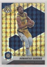 2020-21 Panini Mosaic Reactive Yellow Prizm Domantas Sabonis #15 0qc9