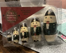 VTG Nesting Dolls Hand Painted Wooden Seasonal Specialties 1993