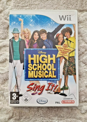 Disney High School Musical Sing It! Nintendo Wii PAL Komplett CIB getestet