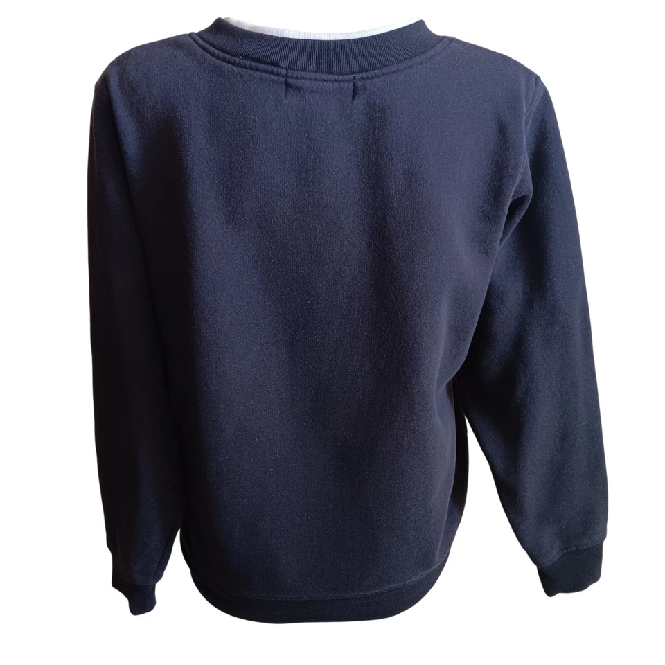 Sudadera para mujer mediana vintage Shenanigans bordada gatito gatos corazones años 90 Foto 4 de 4