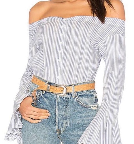 Free People March To The Beat Off Shoulder Top