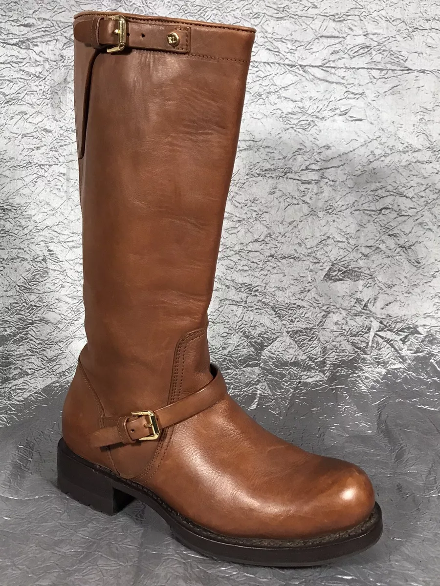 Ralph Lauren Collection Purple Tag Brown Engineer Leather Riding