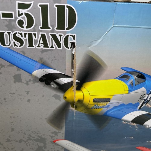 Airplane Volantex RC P51D Mustang The Legend War Bird Series 400 RTF New in Box - Picture 5 of 12