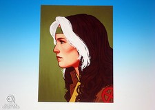 Mondo X-Men Rogue Mike Mitchell Portrait Print Marvel Comics Proof