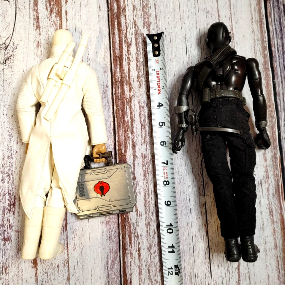 Figuras de acción Hasbro 2009 GI Joe Rise of Cobra Storm Shadow and Snake Eye 12". Foto 3 de 4