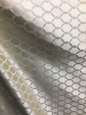 IVORY Diamond Brocade Upholstery Drapery Fabric 54 in. Sold By The Yard