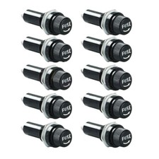 Fuse Holder Holder Mount Chassis. 10PCS 5x20mm Black Fuse Chassis For 5x20mm
