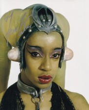 FEMI TAYLOR signed autograph 20x25cm STAR WARS in person autograph COA OOLA