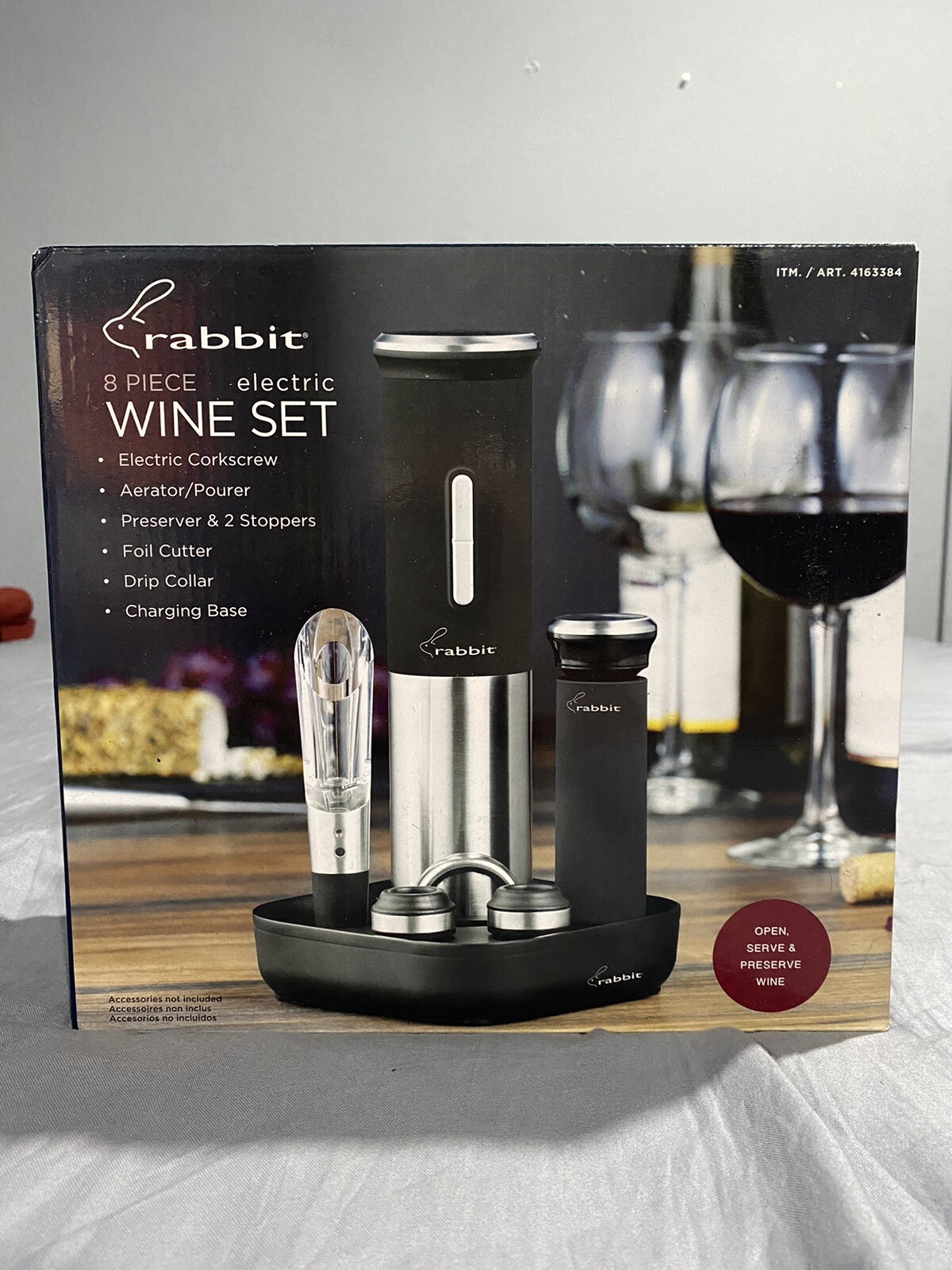 Rabbit Electric Wine Set 8 Piece 22578004839 eBay