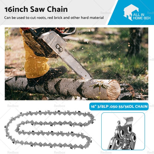 New Tungsten Carbide Chainsaw Chain 16inch 3/8LP .050 55/56DL various saws eBay