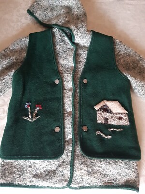 GIESSWEIN Damen Jacke mit Weste aus reiner Wolle. Made In Austria .