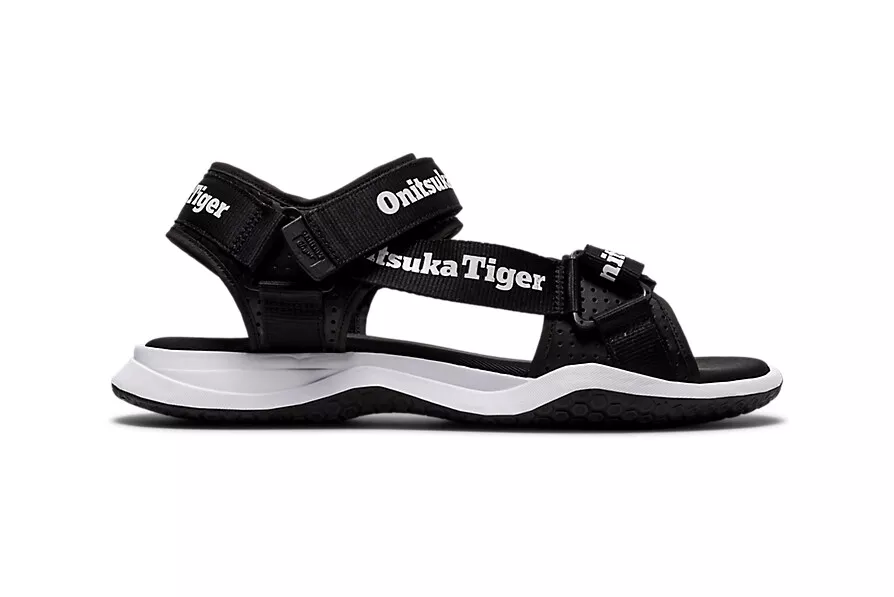 Asics Onitsuka Tiger OHBORI STRAP 1183B305 BLACK WHITE Sandal