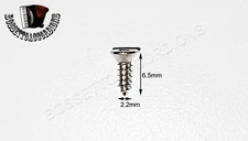 SET OF 10 Accordion Screws Flat Phillips Size 2.2 x 6.5 mm Parts