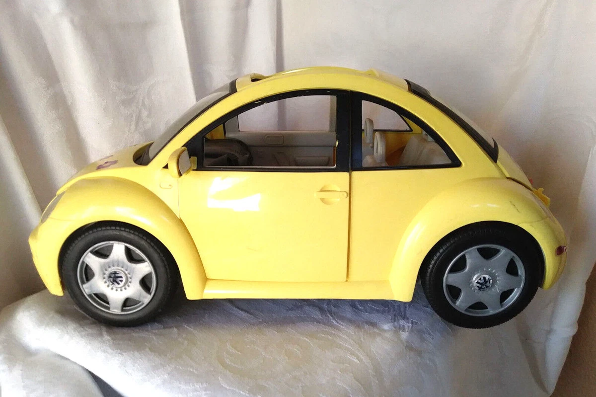 Barbie yellow volkswagen beetle new arrivals