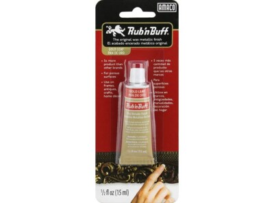 Rub n Buff - Original Metallic Vergoldungswachs - Permanente Holzrahmenpaste Metall 